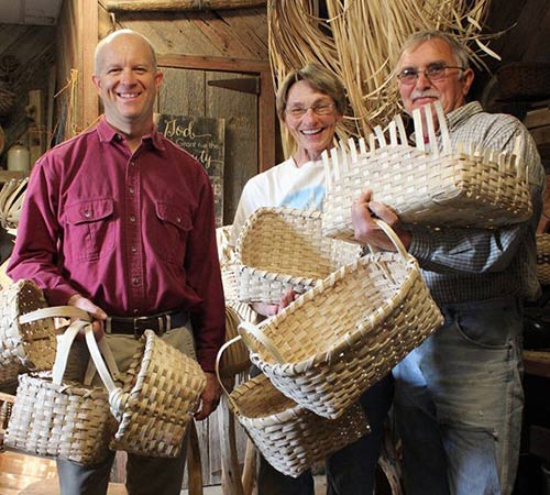 White Oak basket making